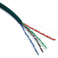 Excel Solid Cat5e Cable U/UTP LSOH Euroclass Dca 305m Box Green