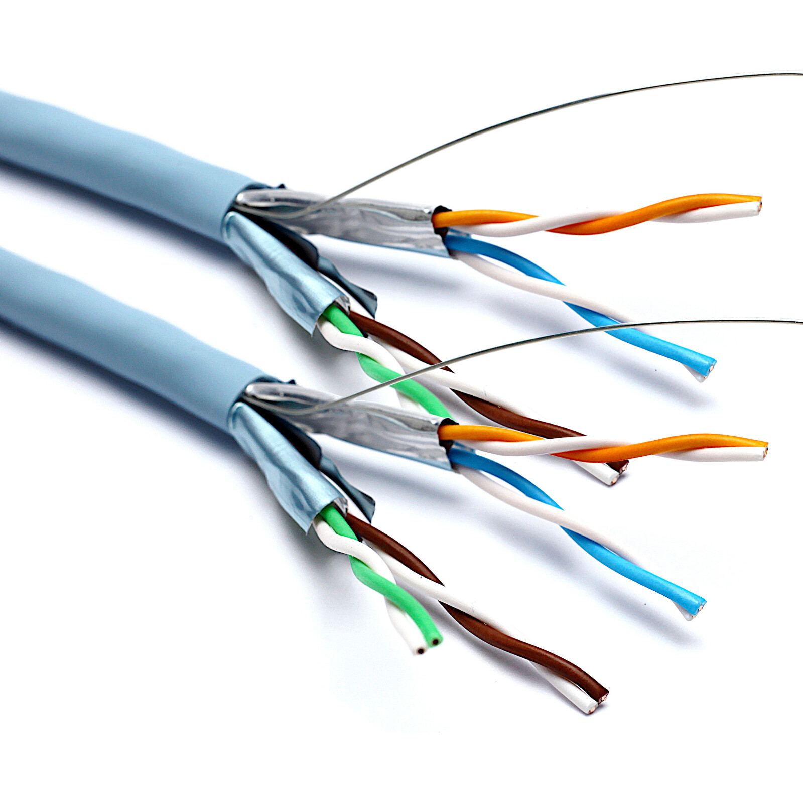 140197 Cable de par trenzado apantallado (F/FTP) con pantalla en S Categoría 6A Duplex LSOH Dca