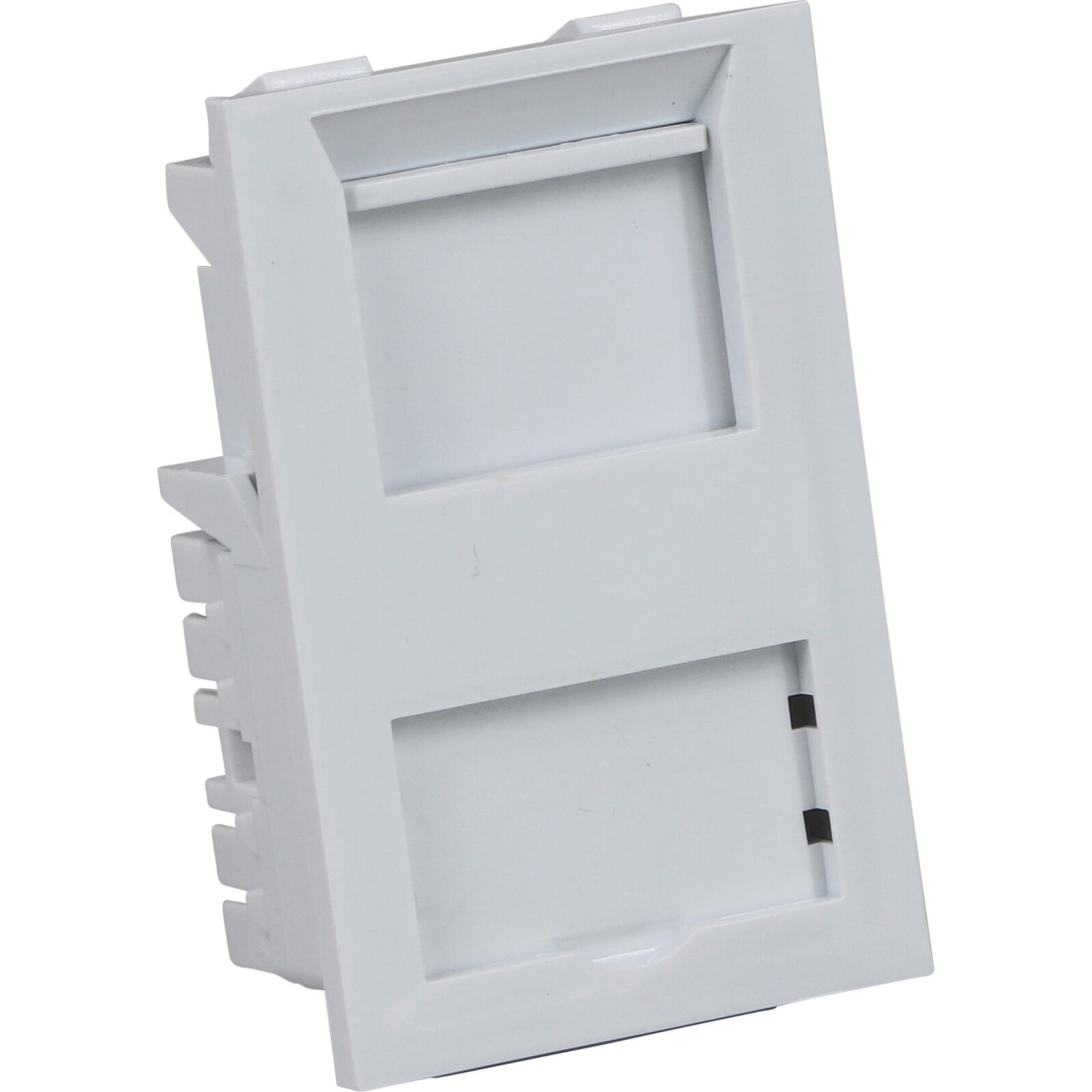 100-297 - Excel Cat6 (UTP) Unscreened Low Profile RJ45 LJ6C Module White