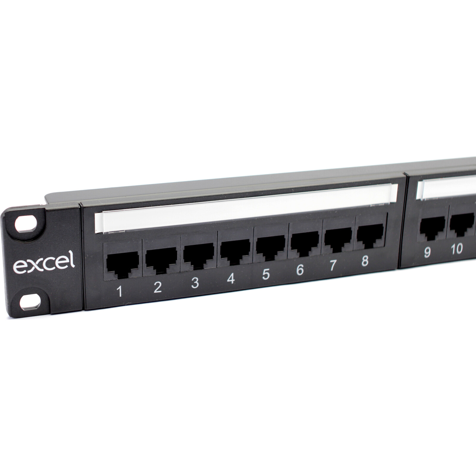 100-372 - Excel Plus Cat6 24 Port Unscreened Patch Panel 1U LSA Punch ...