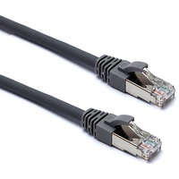 Excel Cat6 Patch Lead F/UTP Shielded LSOH Blade Booted 0.5 m Grey