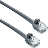 Excel Cat6 Mini Patch Lead 28AWG U/UTP Unshielded LSOH Blade Booted 1 m Grey