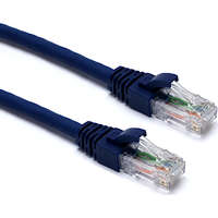 Excel Cat6A Patch Lead U/UTP Unshielded LSOH Blade Booted 1 m Blue