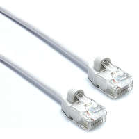 Excel Cat6 Mini Patch Lead 28AWG U/UTP Unshielded LSOH Blade Booted 1 m White