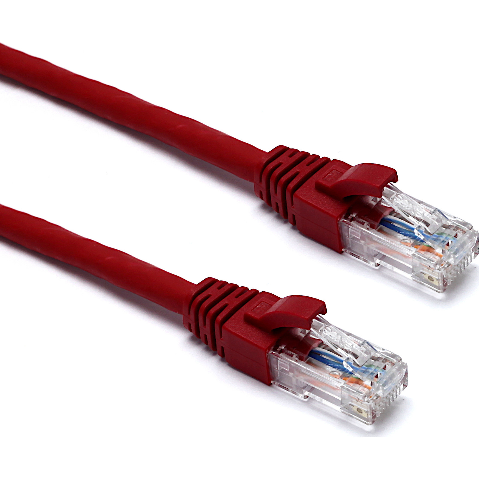 100-520 - Excel Cat6A Patch Lead U/UTP Unshielded LSOH Blade Booted 2 m Red