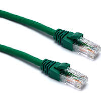 Excel Cat6A Patch Lead U/UTP Unshielded LSOH Blade Booted 1 m Green