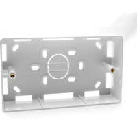 Excel Office Double Gang Back Box 37 mm