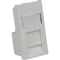 Excel Category 5e (UTP) Unscreened Low Profile Euromod RJ45 Module - White