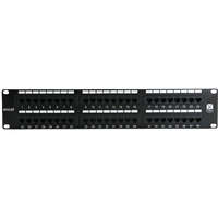 100-306 - Excel Cat6 48 Port Unscreened Patch Panel 2U LSA Punch