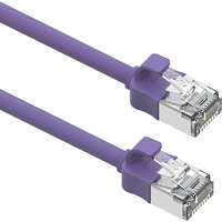 Excel Cat6A Mini Patch Lead 28AWG LSOH Blade Booted 1 m Violet