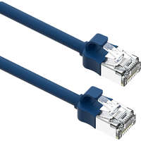 Excel Cat6A Mini Patch Lead 28AWG LSOH Blade Booted 0.5 m Blue (10-Pack)