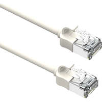 Excel Cat6A Mini Patch Lead 28AWG LSOH Blade Booted 1 m White