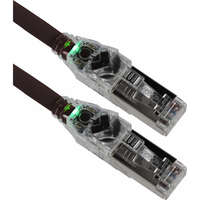Excel Cat6A Traceable Patch Lead F/FTP Shielded LSOH Blade Booted 2m Black