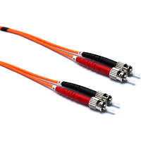 Cable de interconexión de fibra óptica: multimodo 50/125 OM2 Duplex ST-ST 10 m