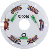 Excel Enbeam Fibre Pigtail OS2 9/125 LC/APC Tight Buffered 12-Colour Pack (TIA 598) 2 m