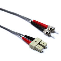 Cable de interconexión de fibra óptica: multimodo 62,5/125 OM1 Duplex ST-SC 3 m