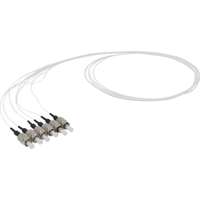 Pigtail de fibra Enbeam OS2 9/125 FC/UPC blanco, juego de 12, 1 m