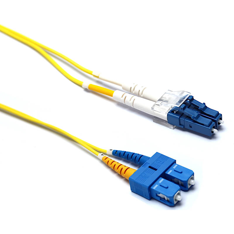 Câble de raccordement Fibre Optique OS1/OS2 LC à SC 9/125 Duplex monomode LSZH 5-Meter 16,4ft 