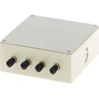 Caja de interconexión ST - 4 puertos (núcleo 4) - 110 mm x 110 mm x 40 mm