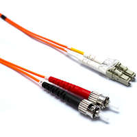 Cables de interconexión de fibra óptica: multimodo 50/125 OM2 LC-ST Duplex 0,5m