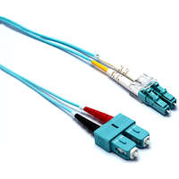 Cable de Interconexión de Fibra Óptica Multimodo 50/125 OM4 Dúplex LC-SC 2 m