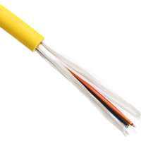 Câble fibre optique Enbeam OS2 monomodo 9/125 8 brins à structure serrée LS0H Cca - jaune