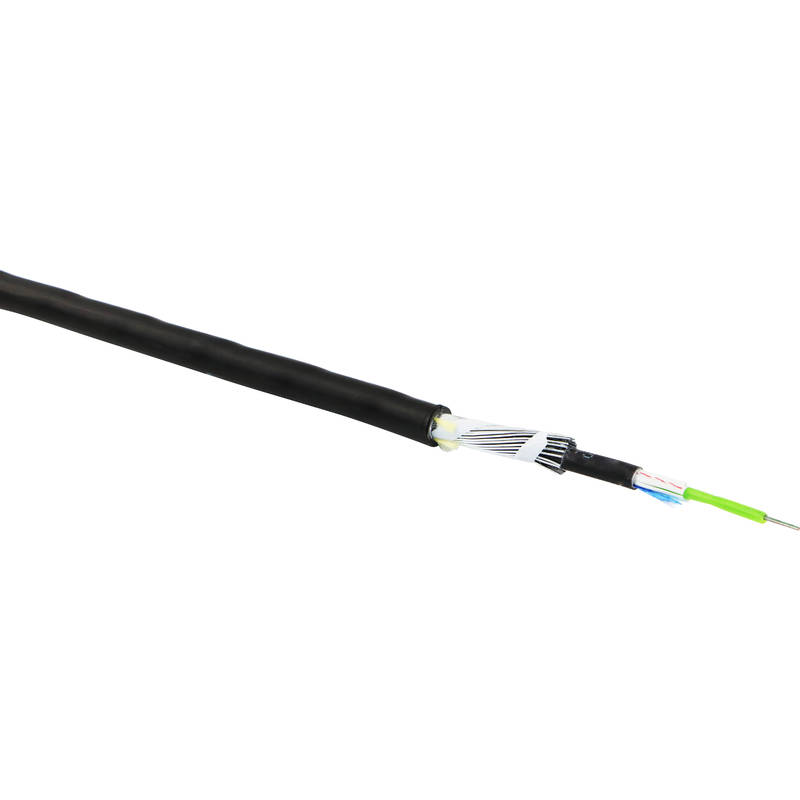 205-307 - Câble Fibre Optique Enbeam OS2 12 Brins avec Armure CST à  Structure Libre LSOH Eca Bleu