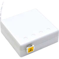 Excel Encasa FTTH 1 Fibre SCA Outlet with 50 m OS2 G.657.A2 4 mm Drop Cable