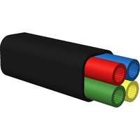 Tubo de fibra soplada Enbeam, 4 fibras, 5/3,5 mm, uso exterior (negro)