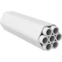 Tubo de fibra soplada Enbeam LS0H, 7 fibras, 5/3,5 mm, uso interior - blanco