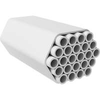 Tubo de fibra soplada Enbeam LS0H, 24 fibras, 5/3,5 mm, uso interior - blanco