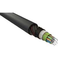 Câble fibre optique Enbeam OS2 monomodo 9/125 8 brins avec armure SWA à structure libre LS0H Eca - noir