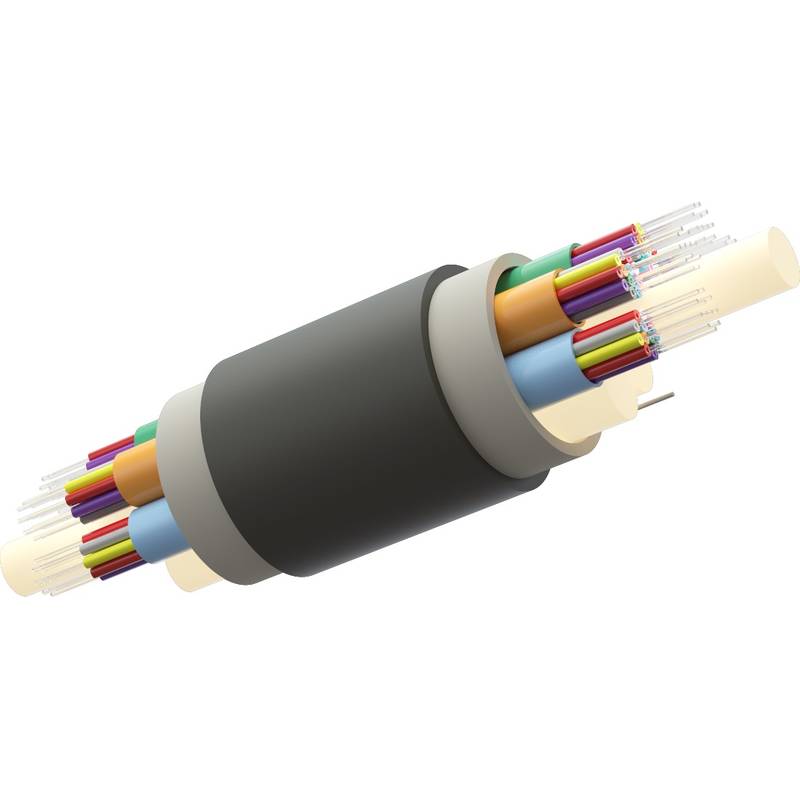 332-048 - Excel Enbeam OS2 G.657.A1 Fibre Cable Multi Loose Tube 48 Core  HDPE Fca Black