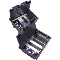 Excel 4-Compartment Floor Box (Including 1 Double Switched Power Socket)