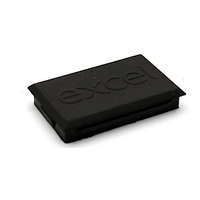 Excel LJ6C Rubber Blank Black (10 Pack)