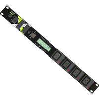 Excel 3P Horizontal Int PDU (INT3) 8x C13 4x C19 Socket 32 A EN60309 3 m