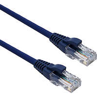 Excel Cat5e Patch Lead U/UTP Unshielded LSOH Blade Booted 0.2m Blue