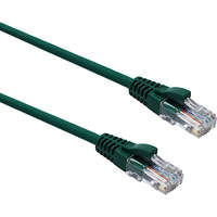 Excel Cat5e Patch Lead U/UTP Unshielded LSOH Blade Booted 0.3 m Green (10-Pack)