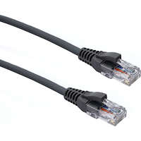 Excel Cat5e Patch Lead U/UTP Unshielded LSOH Blade Booted 1 m Grey