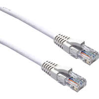 Excel Cat5e Patch Lead U/UTP Unshielded LSOH Blade Booted 1 m White