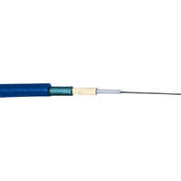 Excel Enbeam OM3 Multimode Armoured CST Fibre Optic Cable Loose Tube 24 Core 50/125 B2ca Blue