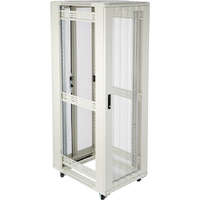Environ ER600 42U Rack 600x1000mm W/Vented (F) D/Vented (R) N/Panels No/Mgmt Grey White Flat Pack