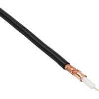Excel Satellite Coaxial Cable 1.00mm Conductor - Black 100m Reel