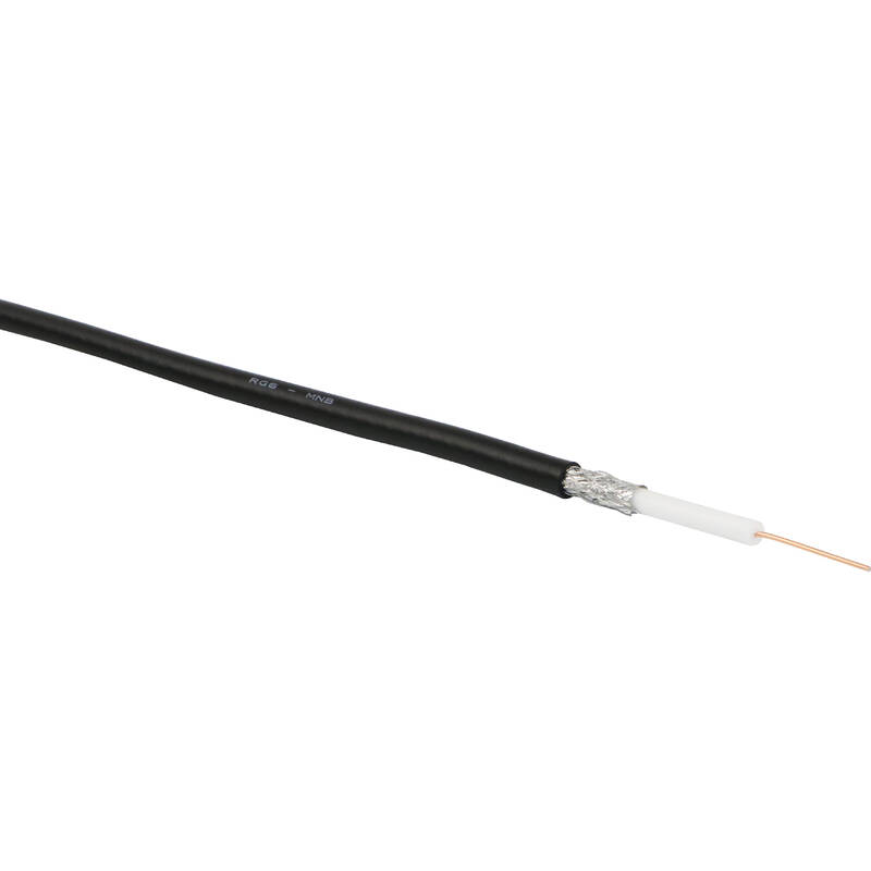 RG6 - Excel RG6/U Coaxial Cable 75 Ohm - Black Per Metre RG6 - Excel RG6/U Coaxial Cable 75 Ohm - Black Per Metre