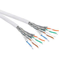 Excel Dual Cat6A Cable S/FTP LSOH CPR Euroclass Dca 500 m Reel White