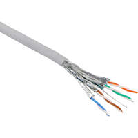 Excel Solid Cat6A Cable S/FTP LSOH CPR Euroclass Dca 500m Reel Grey