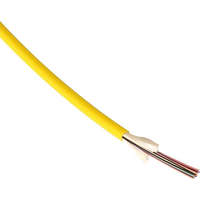 Câble fibre optique Enbeam OS2 monomodo 9/125 24 brins à structure serrée LS0H Cca - jaune