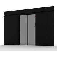 Elevate Aisle Containment Automatic (Double Row) Sliding Door 52U Racks 1200 Deep Black