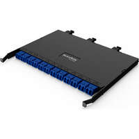 Elevate High Density Base12 - 24 Fibre OS2 LC-MPO Female Cassette Type A Black