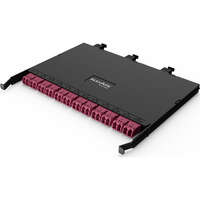 Elevate High Density Base12 - 24 Fibre OM4 LC-MPO Female Cassette Type A Black